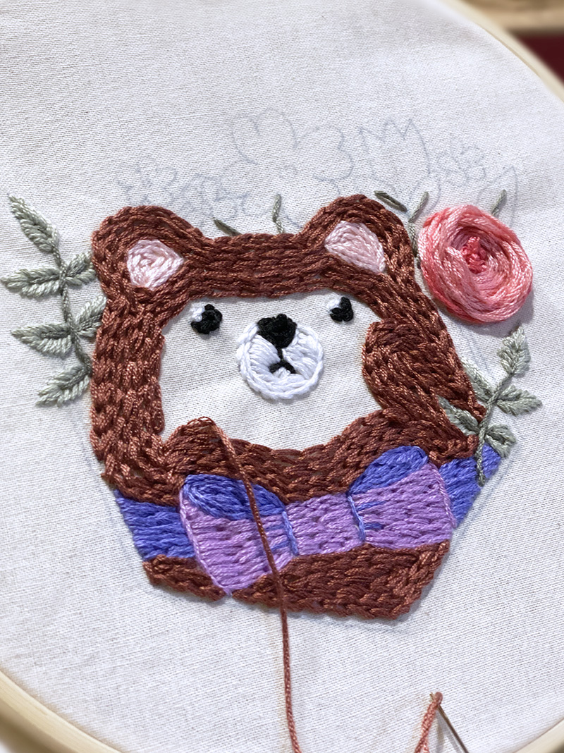 Kits de crochets à loquet, tapis de paysage de crochet avec toile Kits de crochets à loquet, tapis de paysage de crochet avec toile