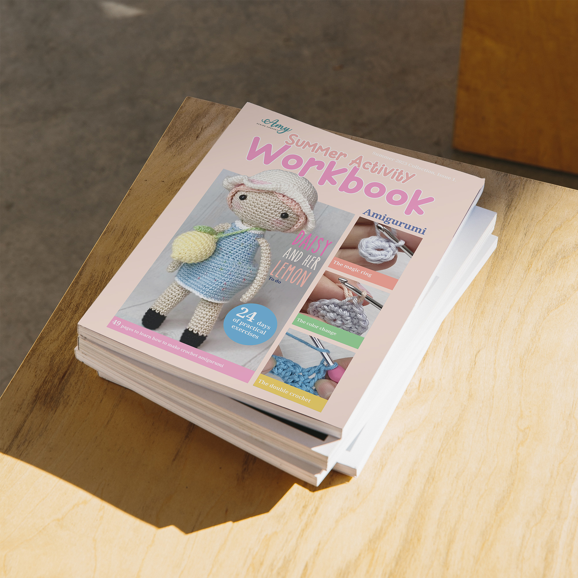 Crochet Summer Workbook in english PDF - Amy Design Crochet