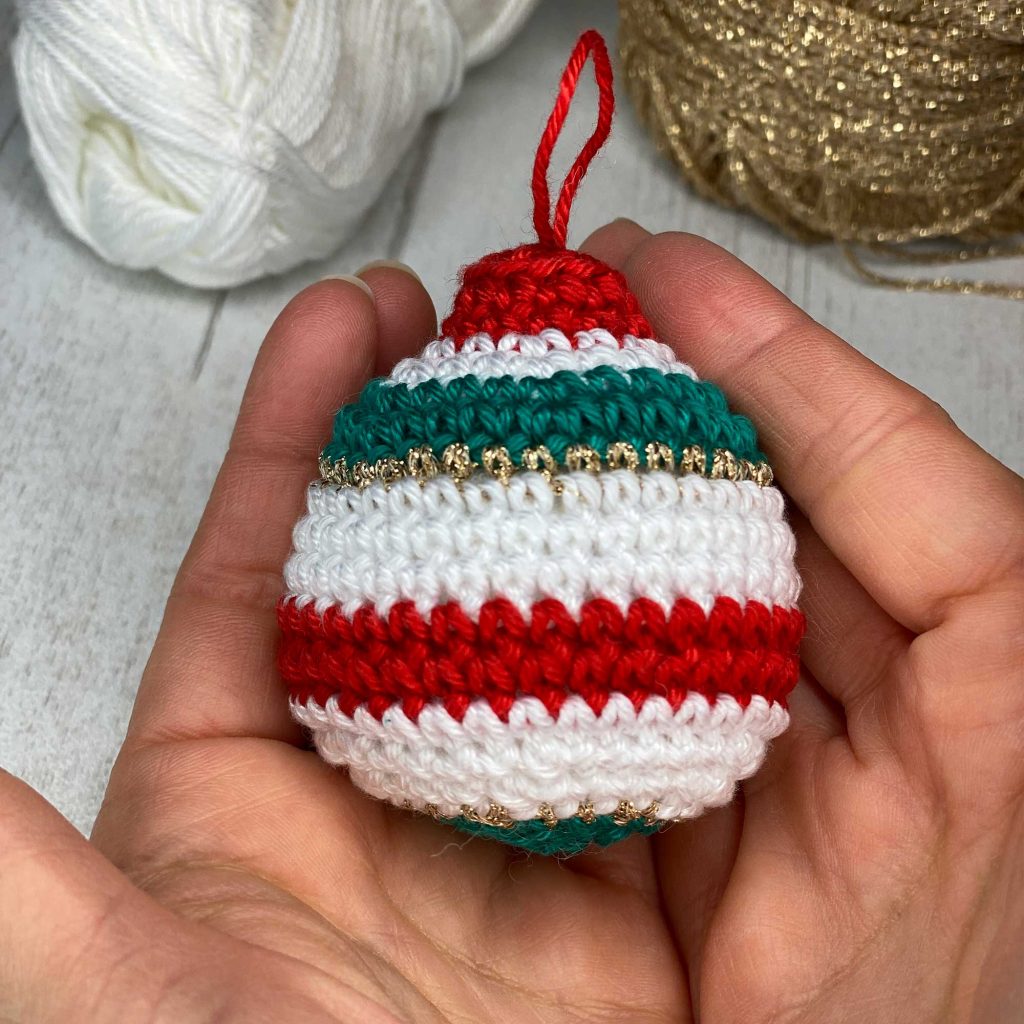 Tuto Boule de Noël au crochet - Amy Design Crochet