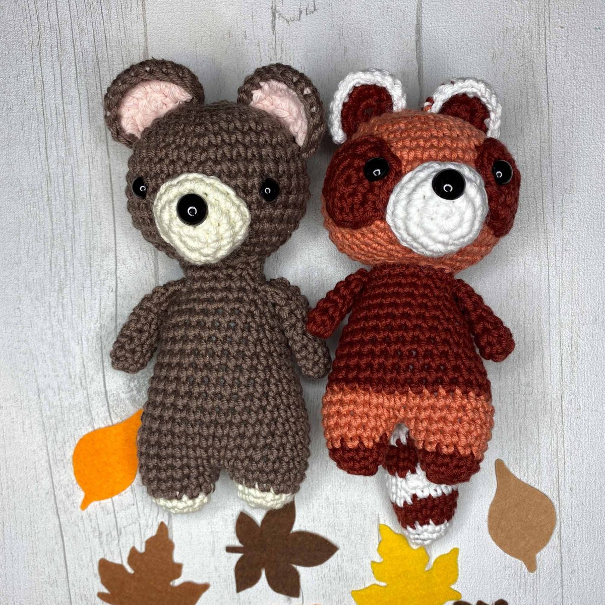 Kit DIY Crochet à Loquet Panda Roux - 52x38 Cm, Tapestry Pour Débutants, Enfants Et Adultes