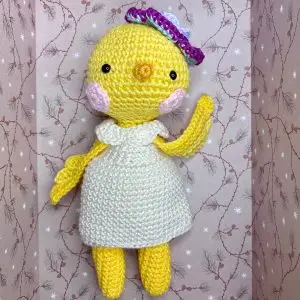 Elsa le poussin - patron au crochet - Amy Design Crochet