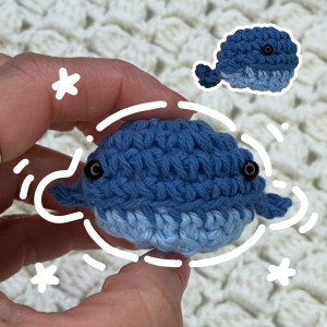 Mini Baleine au crochet - Amy Design Crochet