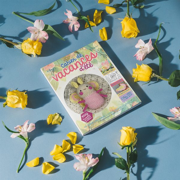 Cahier de Vacances d'été au Crochet - Rosy le papillon N°9 version papier