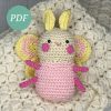 Cahier de Vacances d'été au Crochet - Rosy le papillon PDF N°9