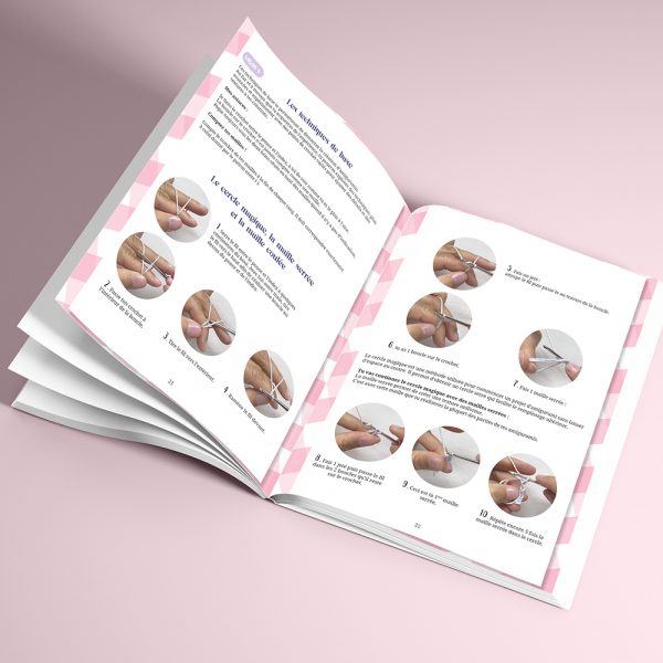 Cahier de Vacances d'été au Crochet - Rosy le papillon N°9 version papier