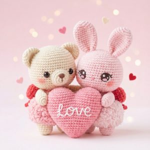 coeur au crochet Amy Design Crochet